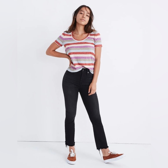 Madewell curvy cali Demi boot jean in Berkeley black (size 24P) - Picture 3 of 10